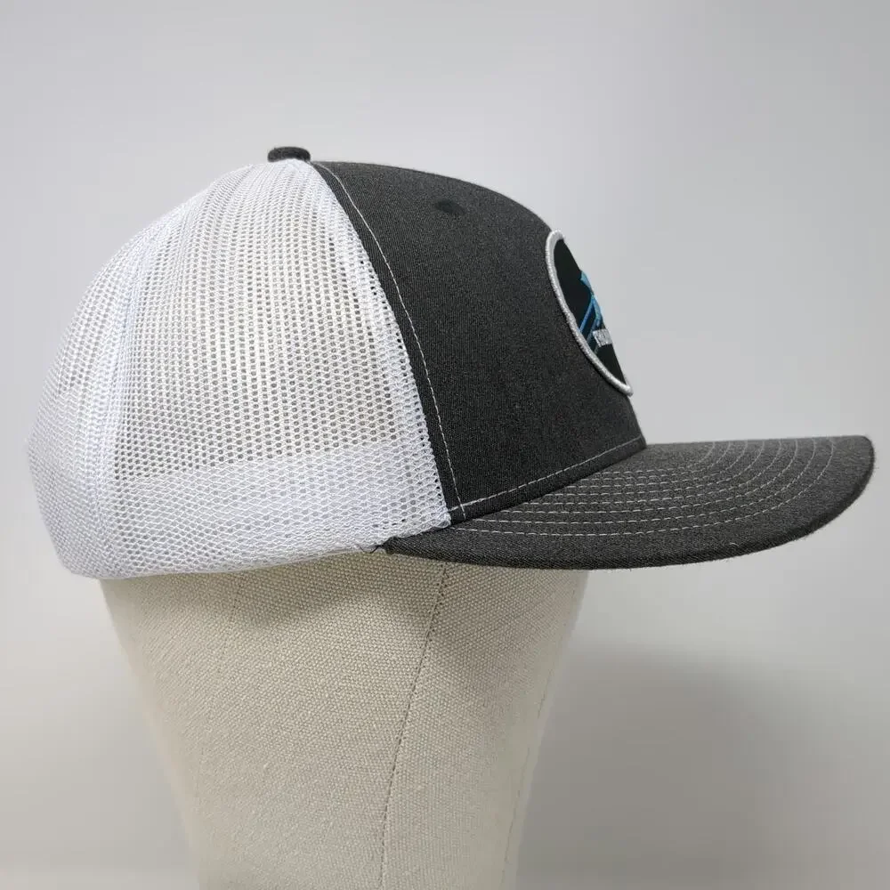 Gray White Blue Trucker Hat One Size THORWallet Founder Edition Snapback Mesh